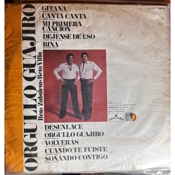 Los Betos - Orgullo Guajiro reverso