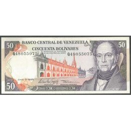 Venezuela 50 Bolivares 5 Jun 1995 Q 8 Dig P65e