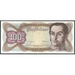 Venezuela 100 Bolivares 18 Sep 1979 Z 8 Dig P55f