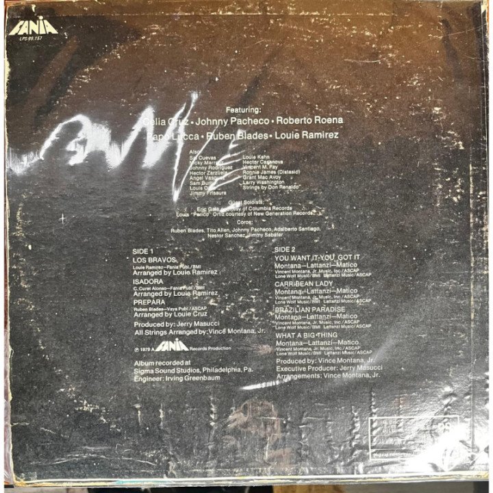 Fania All Stars - Cross Over reverso