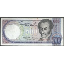 Venezuela 500 Bolivares 5 Feb 1998 Q 8 Dig P67f