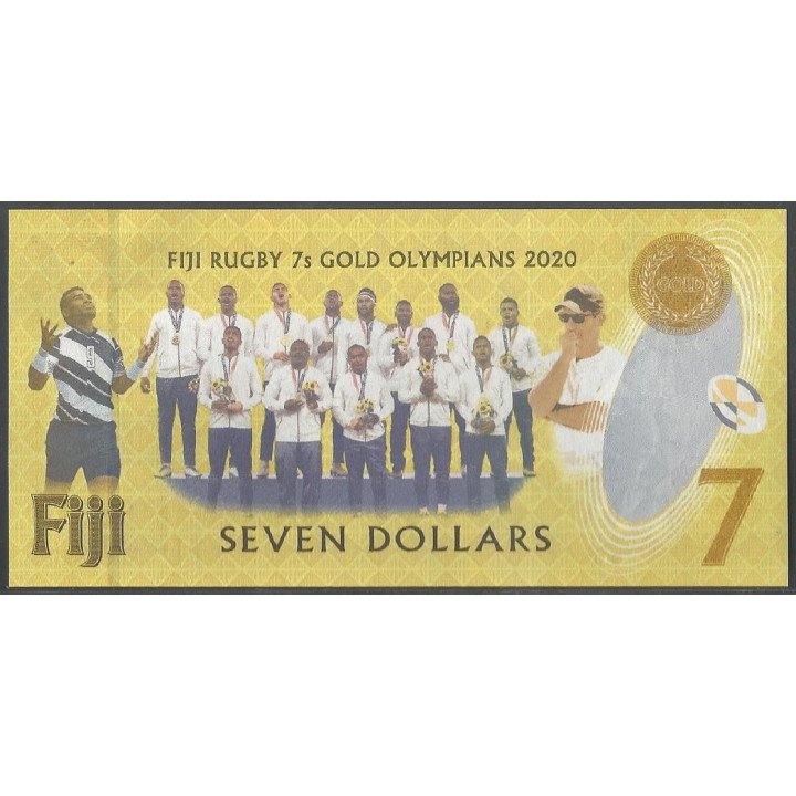 Fiji 7 Dollars 2020 (22) P122 reverso