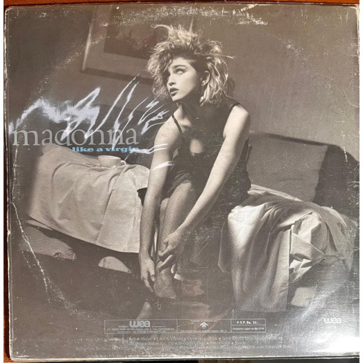 Madona - Like a Virgin reverso