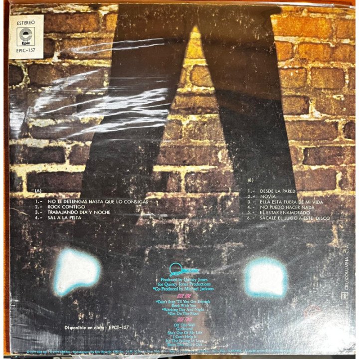 Michael Jackson - Off the Wall reverso