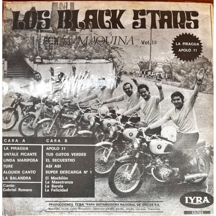 Los Balck Stars - A Toda Maquina reverso