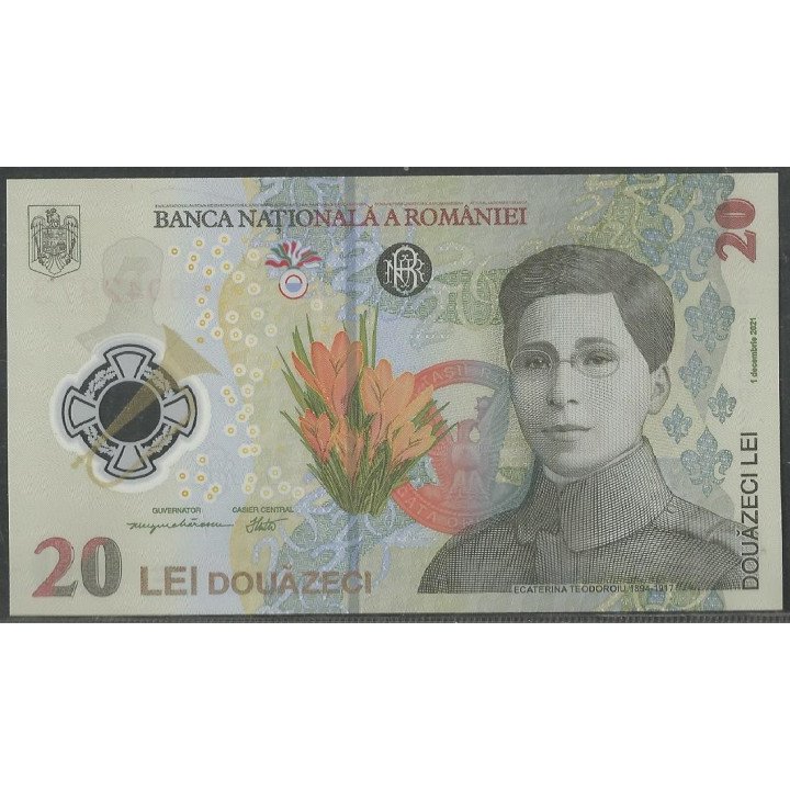 Rumania 20 Leu 1 Dic 2021 P119A
