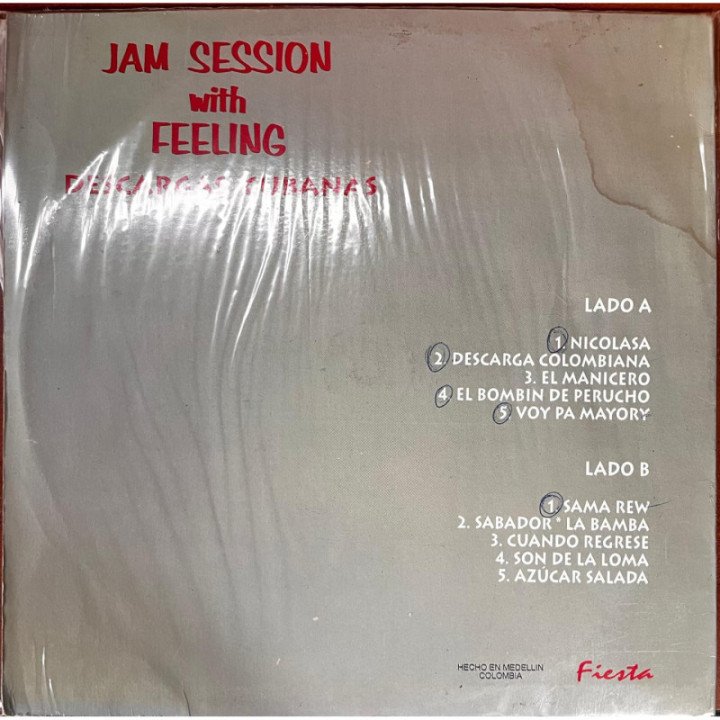 Cachao y Su Orquesta - Jam Session with Feeling - Descargas Cubanas reverso