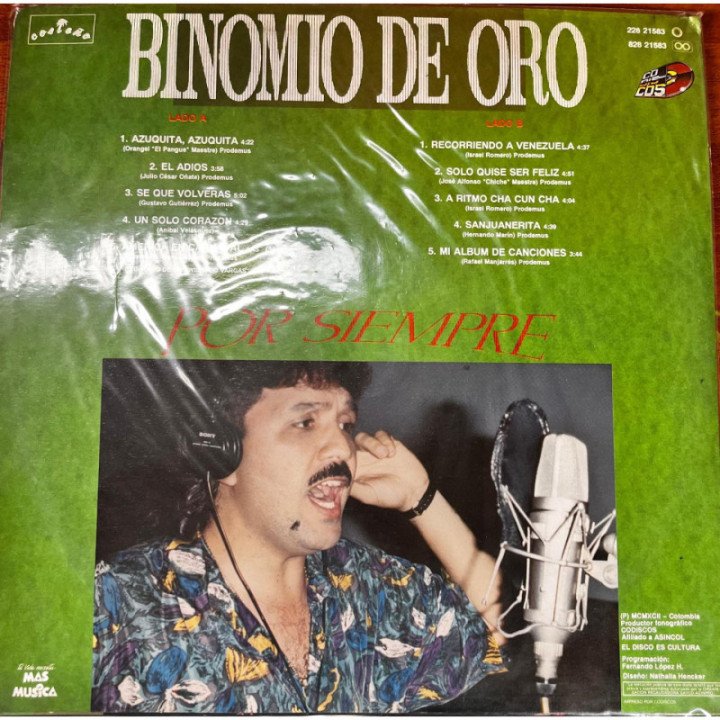Binomio De Oro - Por Siempre reverso