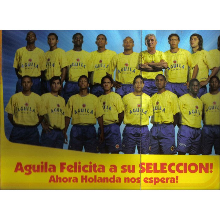 Futbol - Mundial Juvenil Holanda 2005 Aguila A095 reverso