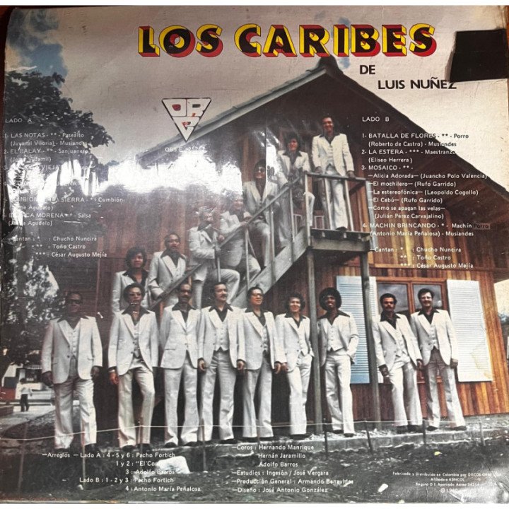 Los Caribes - De Luis Nuñez reverso