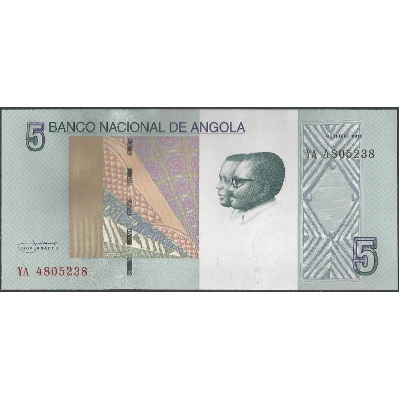 Angola, 5 Kwanzas Oct 2012 P151A