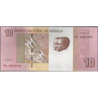 Angola, 10 Kwanzas Oct 2012 P151B