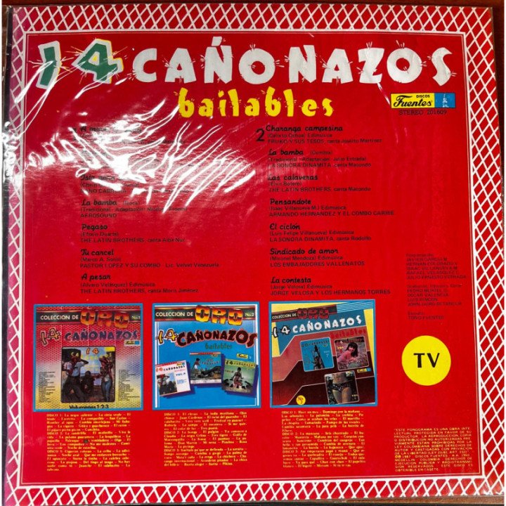 14 Cañonazos Bailables Vol. 27 - Colombia reverso