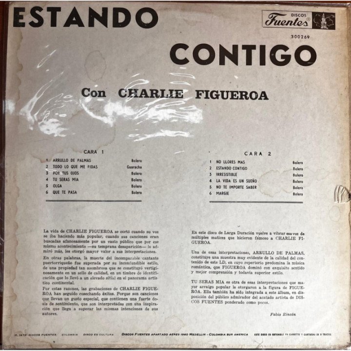 Charlie Figueroa - Estando Contigo reverso