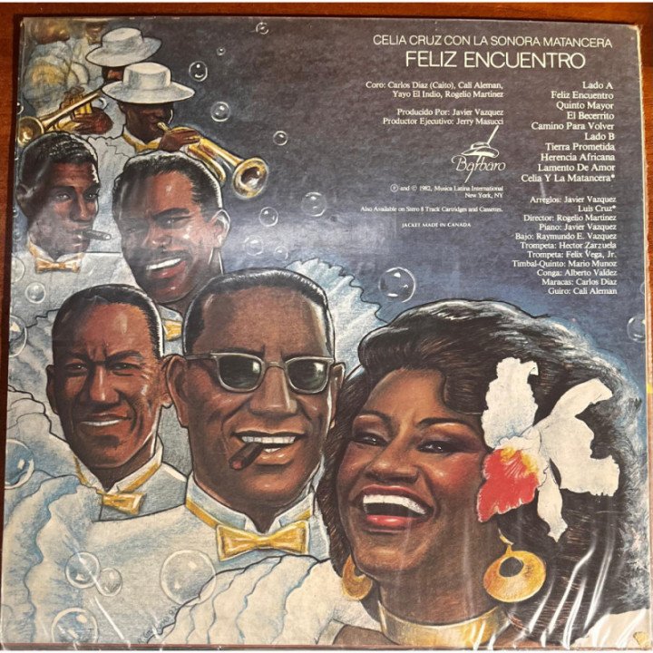 Celia Cruz con La Sonora Matancera - Feliz Encuentro reverso