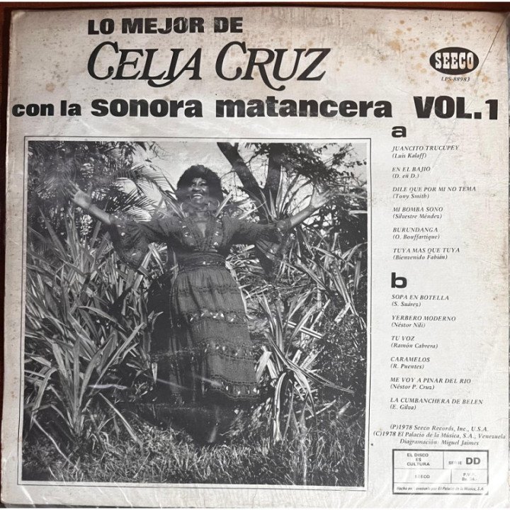 Celia Cruz con La Sonora Matancera - Lo Mejor de Celia Cruz reverso