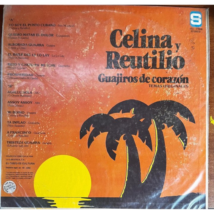 Celina Y Reutilio - Guajiros De Corazon reverso