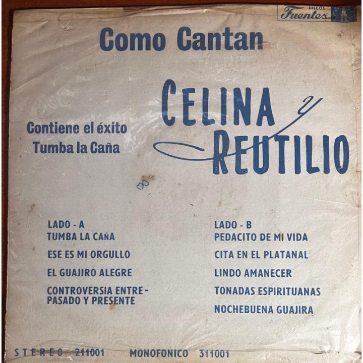 Celina y Retulio - Como Cantan reverso