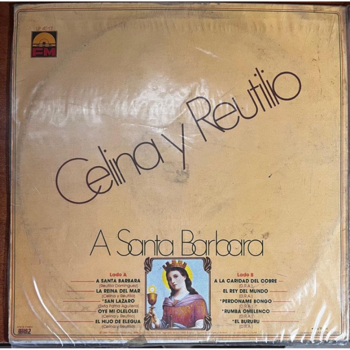 Celina y Retulio - A Santa Barbara reverso