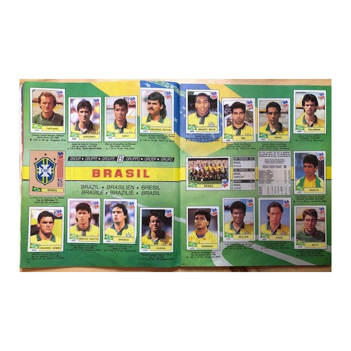 Futbol - Mundial Usa 1994 Panini reverso
