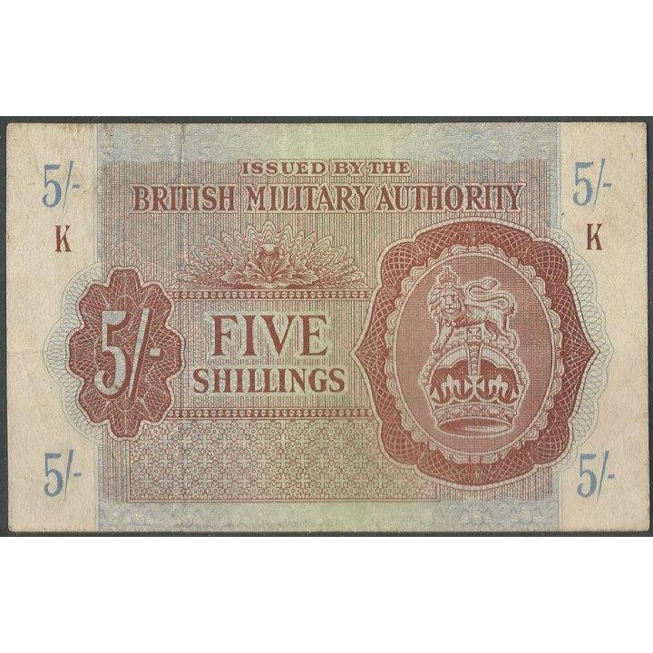 Inglaterra 5 Shillings ND1943 PM4