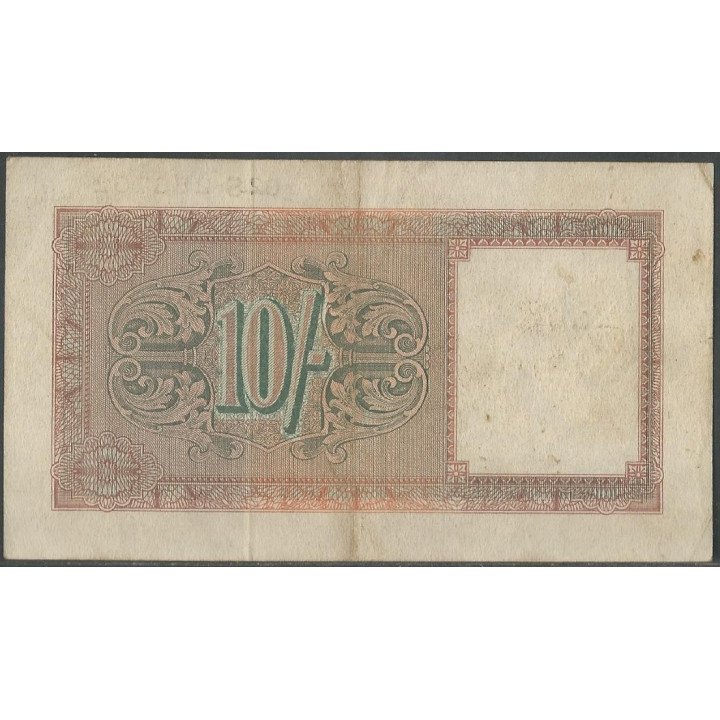 Inglaterra 10 Shillings ND1943 PM5 reverso