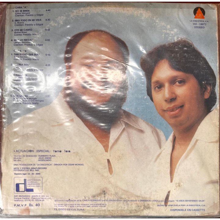 La Dimension Latina - 10 Años Repartiendo Salsa reverso