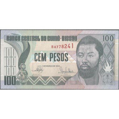 Guinea Bisseau, 100 Pesos 1 Mar 1990 P11
