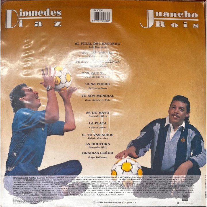 Diomedes Diaz y Juancho Rois - 26 De Mayo reverso