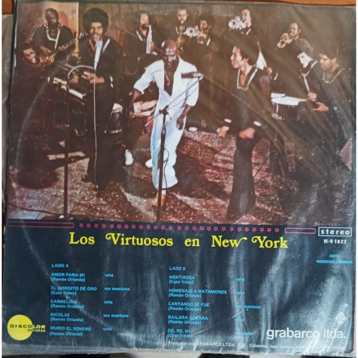 Los Virtuosos - La Tribu en New York reverso