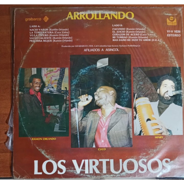 Los Virtuosos - Arrollando reverso