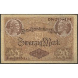 Alemania 20 Mark 5 Ago 1914 P48b