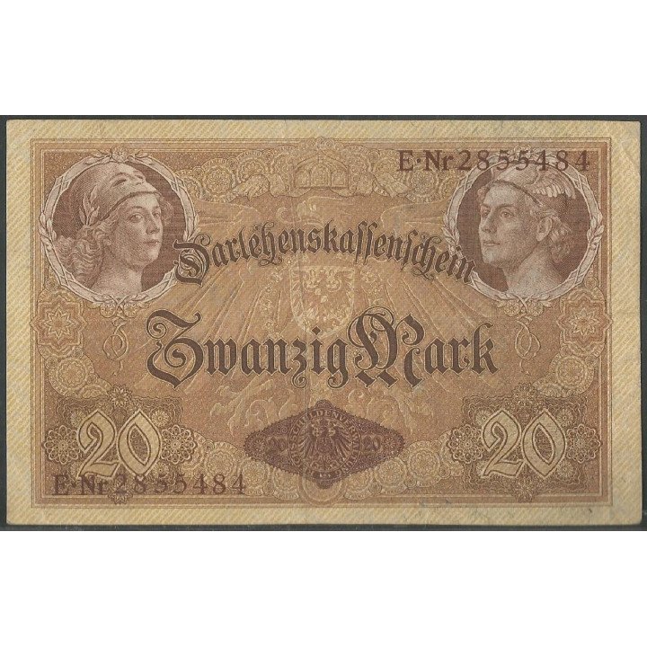 Alemania 20 Mark 5 Ago 1914 P48b