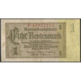 Alemania Weimar 1 Rentenmark 30 Ene 1937 P173b