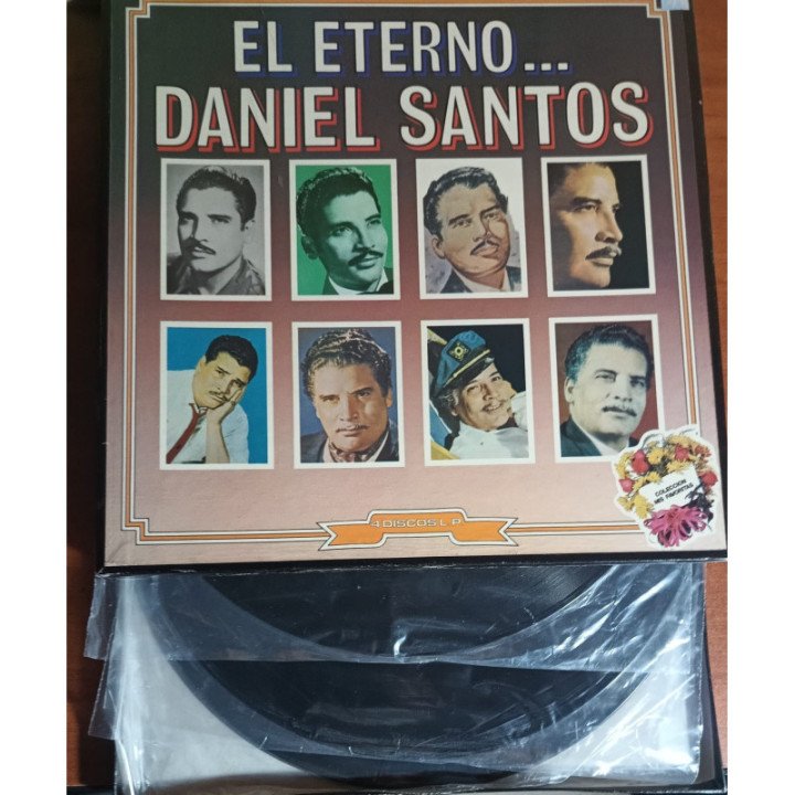 Daniel Santos - El Eterno... ( 4 Vinilos) reverso