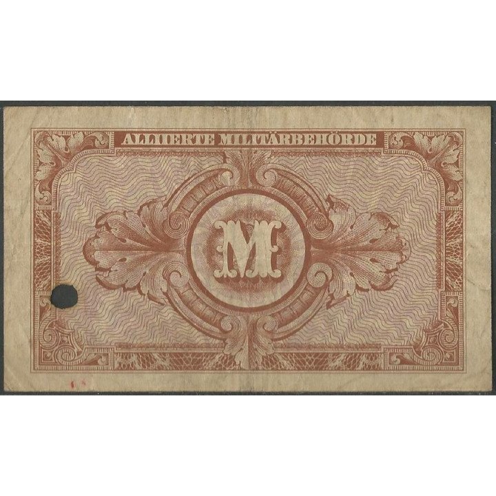 Alemania 10 Mark 1944 P194b reverso