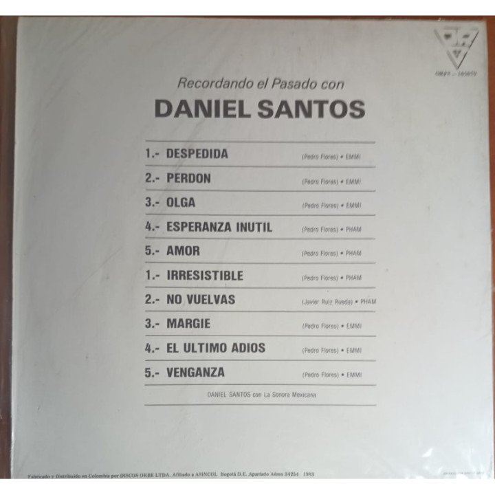 Daniel Santos - Despedida reverso