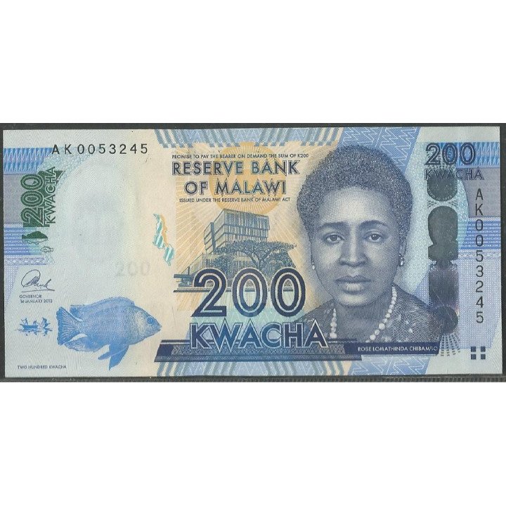 Malawi 200 Kwacha 1 Ene 2013 P60b