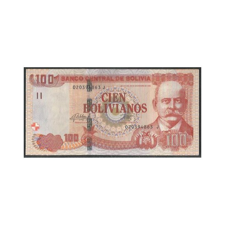 Bolivia 100 Bolivianos L 1986 (2015) Serie J P246(1)