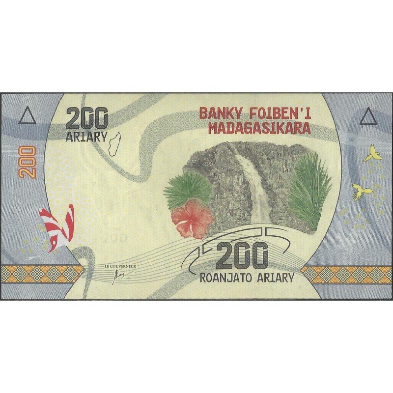 Madagascar, 200 Ariary ND2017 P98