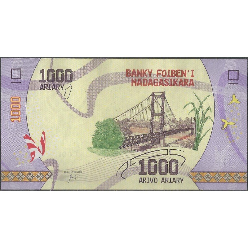 Madagascar, 1.000 Ariary ND2017 P100