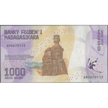 Madagascar, 1.000 Ariary ND2017 P100