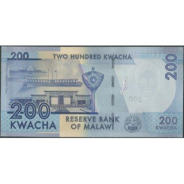 Malawi, 200 Kwacha 1 Ene 2016 P60c