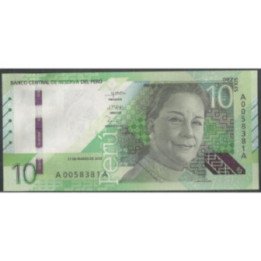 Peru 10 Soles 21 Mar 2019 P196a