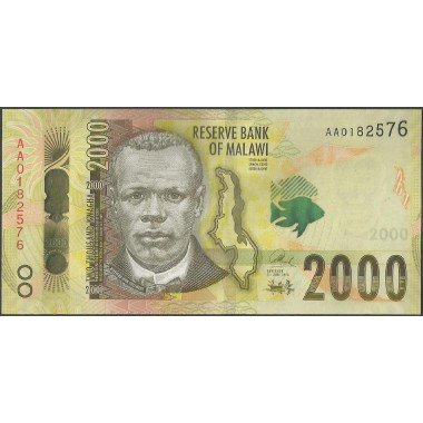 Malawi, 2.000 Kwacha 1 Jun 2016 P69