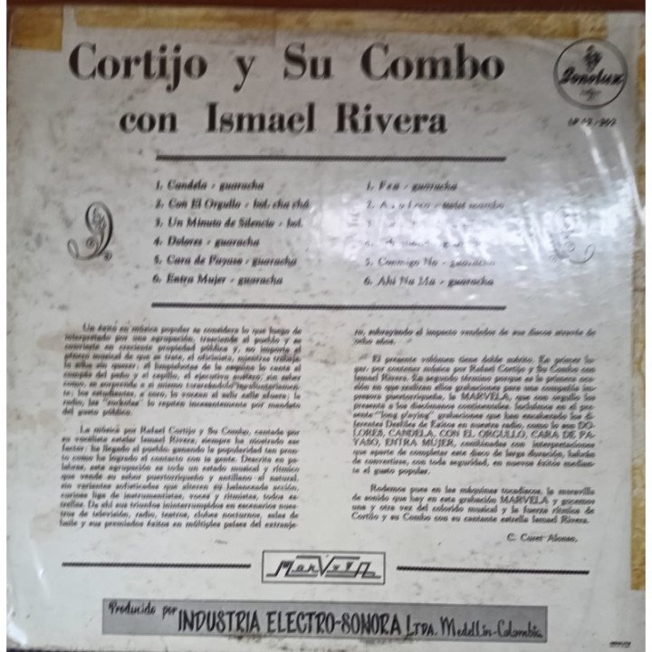 Cortijo & Ismael - Ritmos Bailables reverso