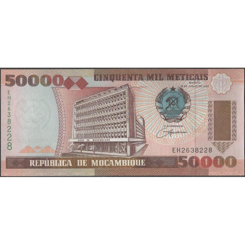 Mozambique, 50.000 Meticais 16 Jun 1993 P138