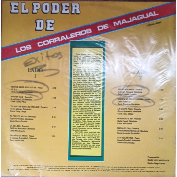 Los Corralejos de Majagual - El Poder De reverso