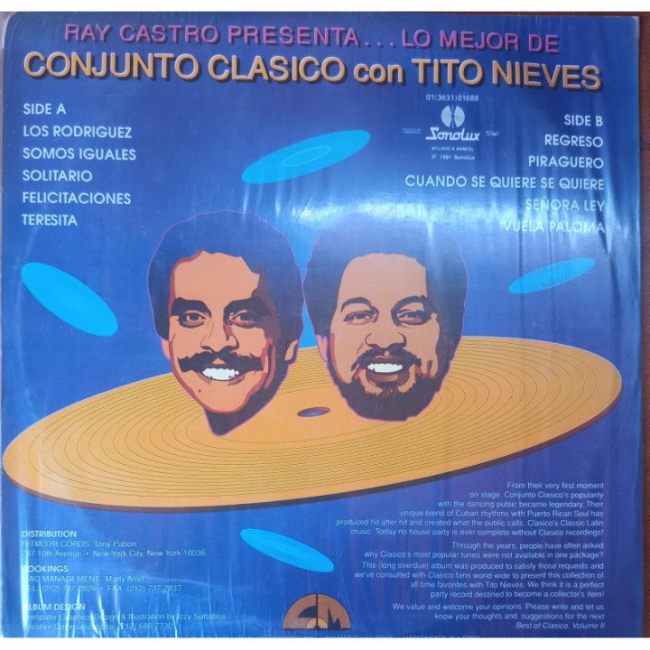 Conjunto Clasico - Rey Castro Presenta Lo Mejor reverso