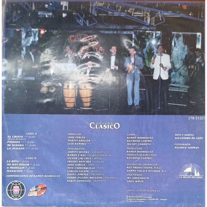 Conjunto Clasico - Clasico '88 reverso